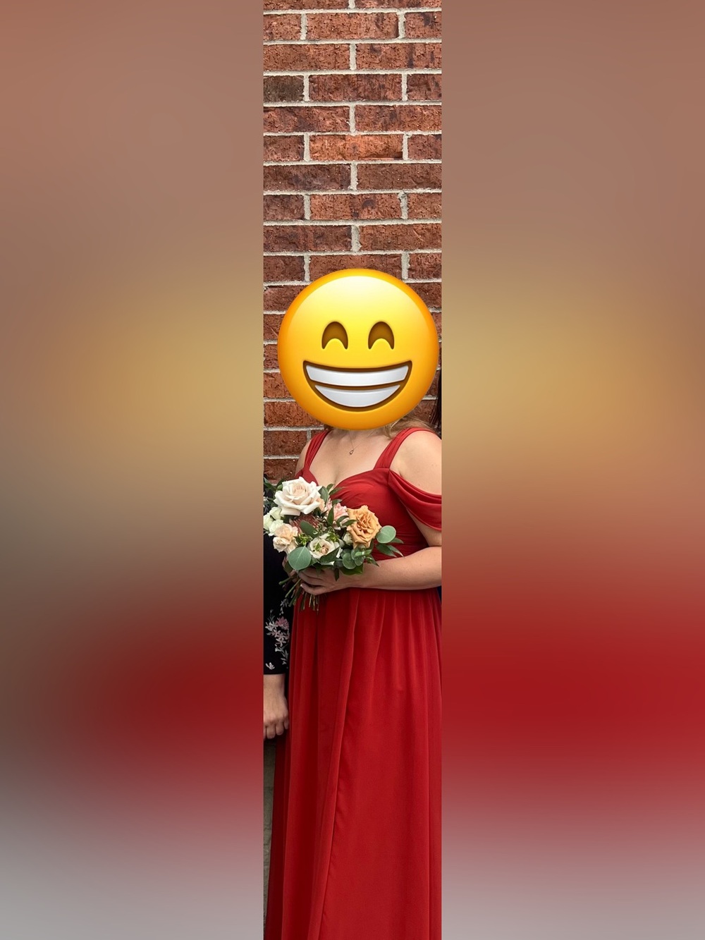 Azazie Rust Red Dress - Picture 3 of 3